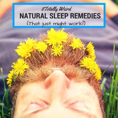 A man laying in the grass with 5 all natural sleep remedies that you never thought you'd.